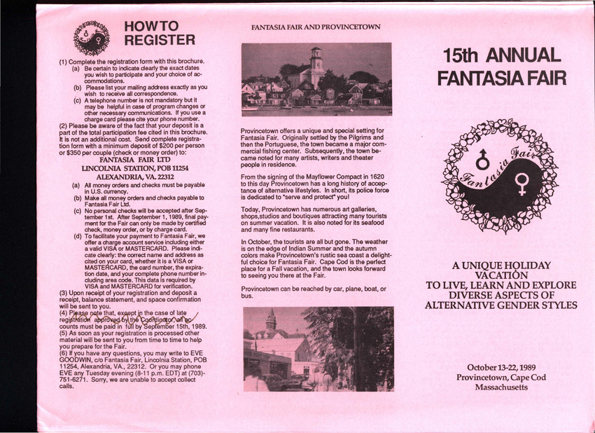 Download the full-sized PDF of 15th Annual Fantasia Fair Brochure (Oct. 13 - 22, 1989)