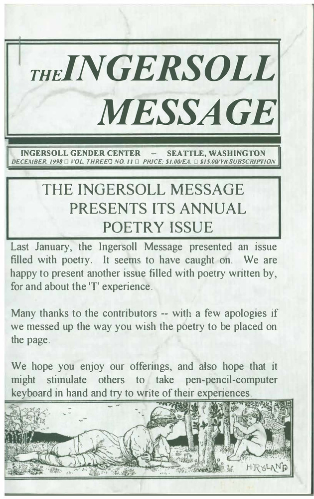 Download the full-sized PDF of The Ingersoll Message, Vol. 3 No. 11 (December, 1998)
