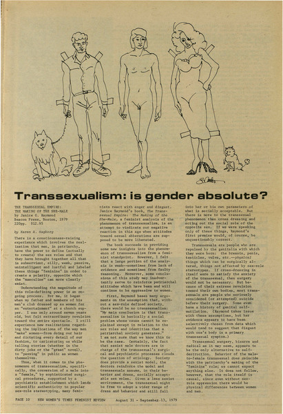 Download the full-sized image of Transsexualism: is gender absolute?