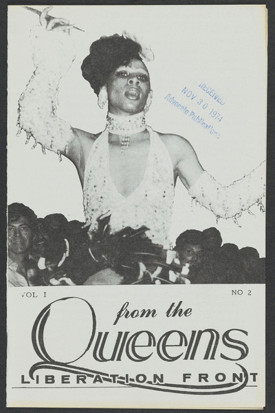 Download the full-sized image of From the Queens Liberation Front Vol. 1, No. 2