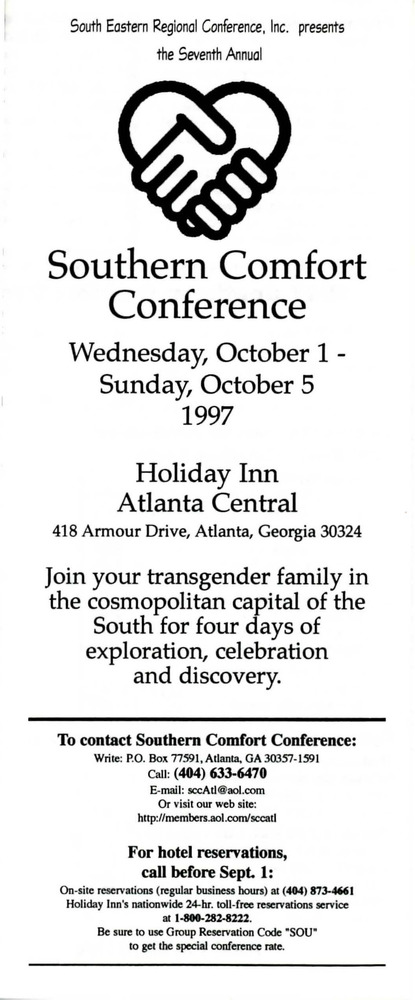 Download the full-sized PDF of Seventh Annual Southern Comfort Conference (Oct. 1-5, 1997)