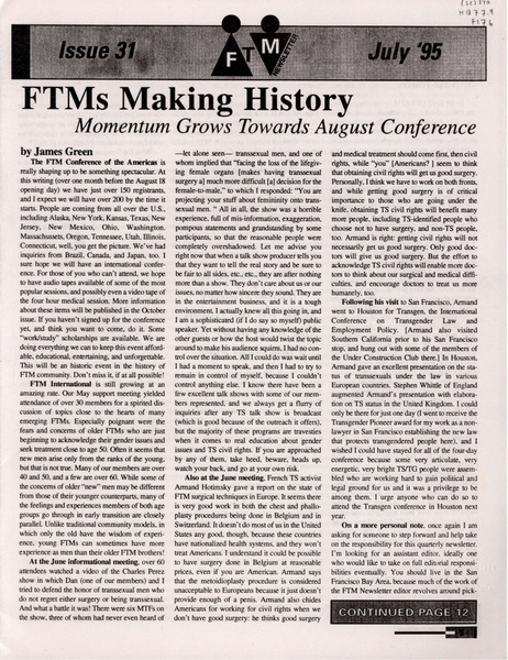 Download the full-sized PDF of FTM Newsletter #31