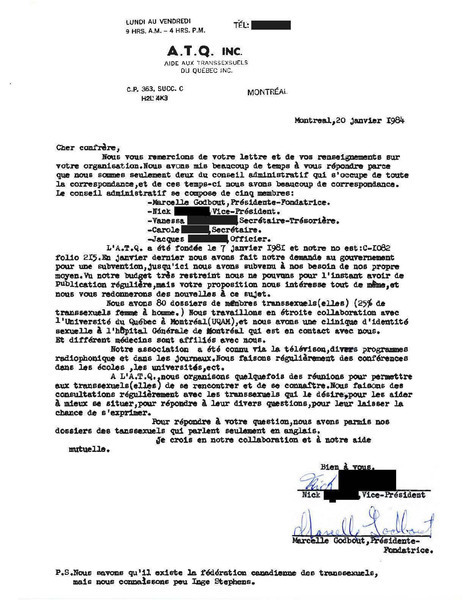 Download the full-sized image of Letter from Nick LaLonde to Rupert Raj (January 23, 1984)