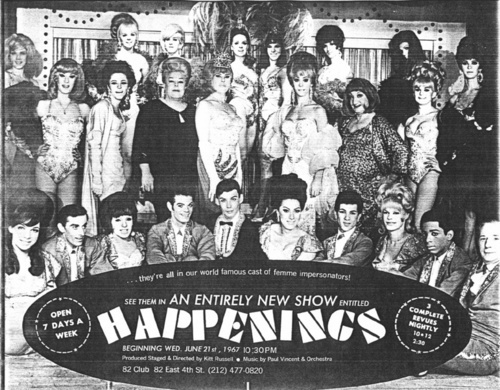 Download the full-sized image of Advertisement for New Show "Happenings"