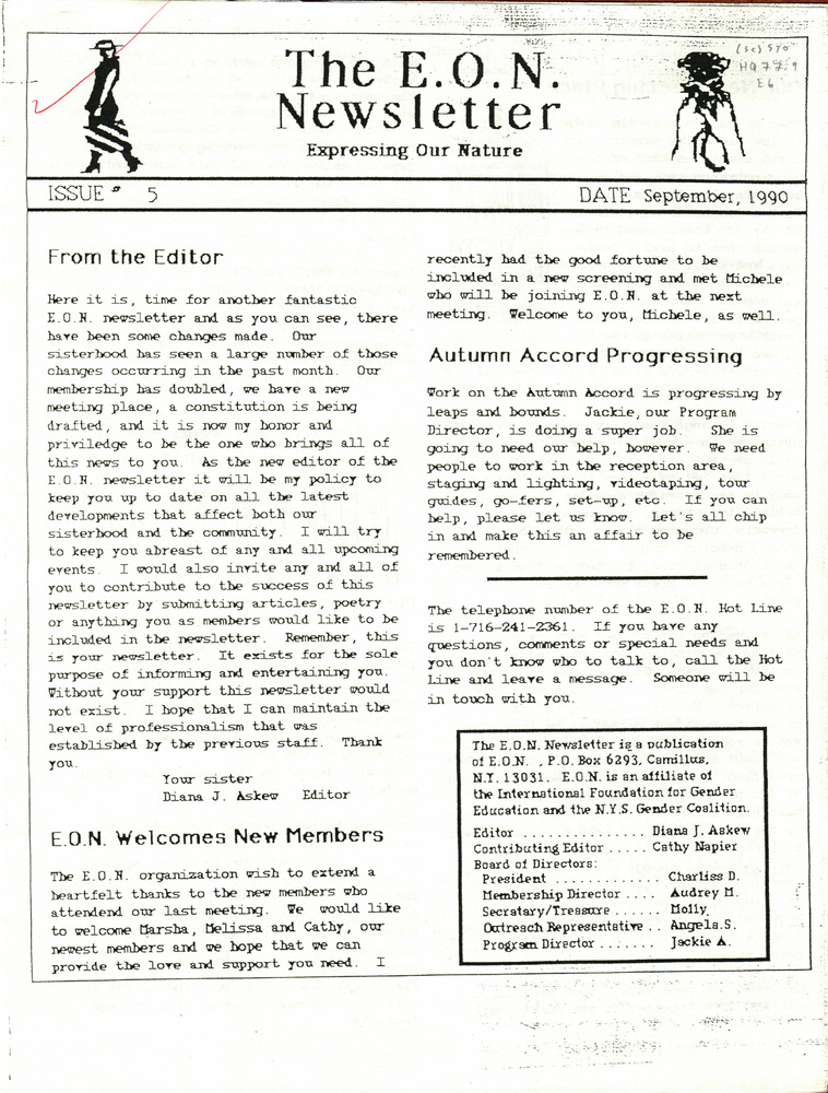 Download the full-sized PDF of EON Newsletter No. 5 (September, 1990)