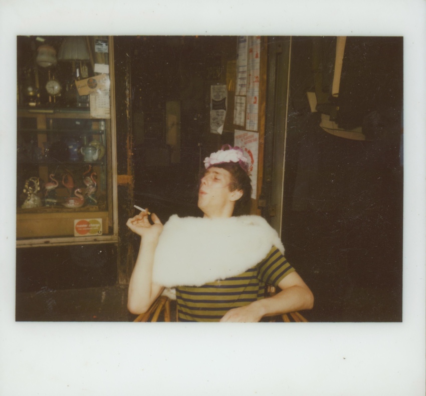 Download the full-sized image of A Photograph of Billie Loba Smoking