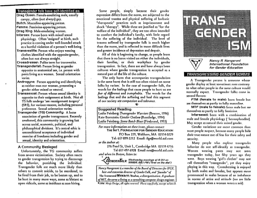 Download the full-sized PDF of Transgenderism