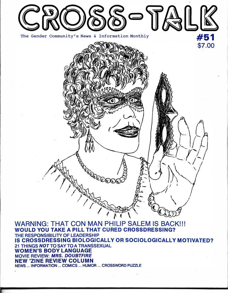 Download the full-sized PDF of Cross-Talk: The Transgender Community's News & Information Monthly, No. 51 (January, 1994)