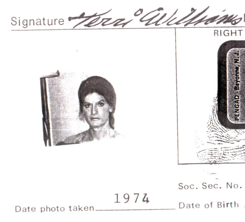Download the full-sized image of Terri Williams' Identification (1974)