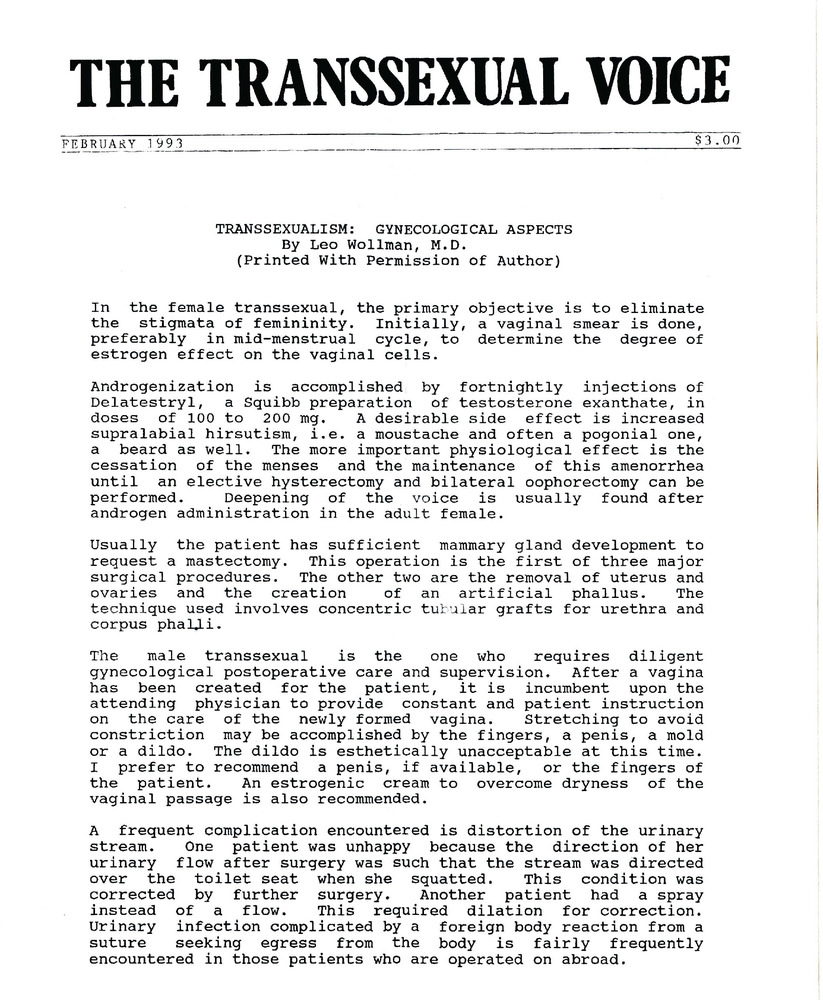 Download the full-sized PDF of The Transsexual Voice (February 1993)