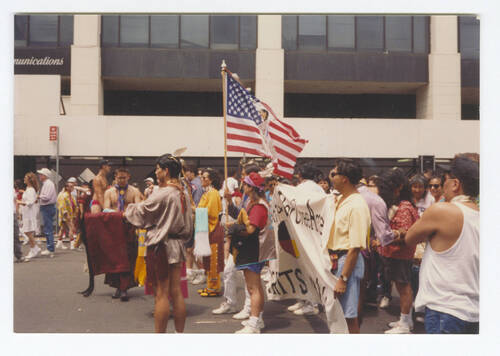 Download the full-sized image of Parade in New York City at Two Spirits & HIV, 1991 (1)