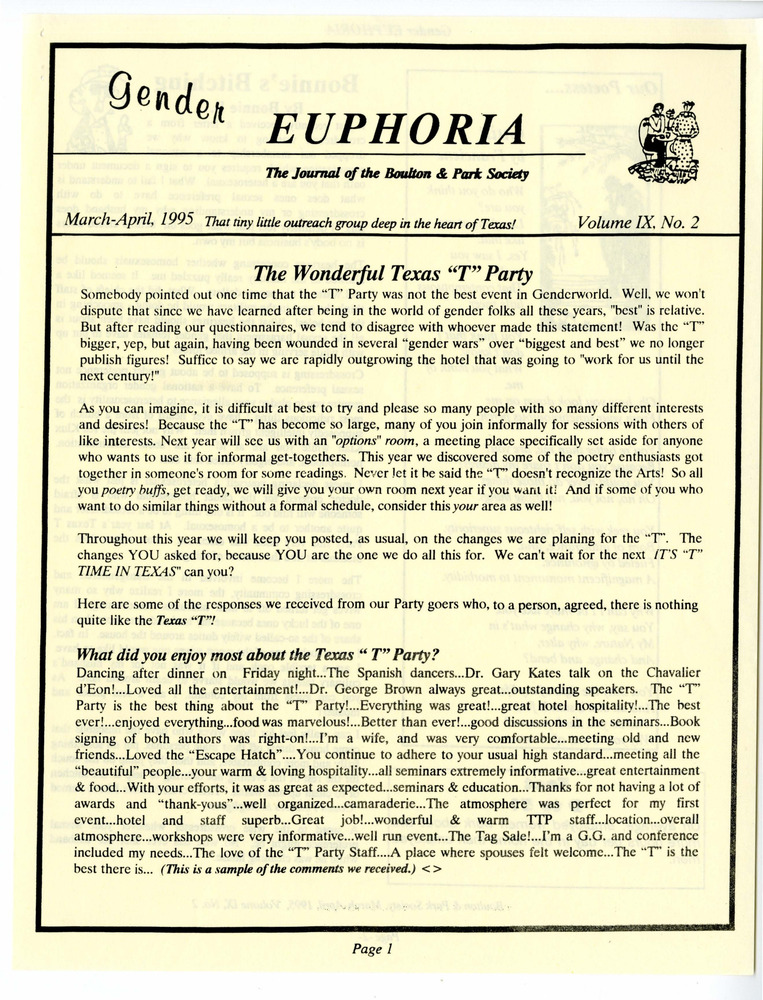 Download the full-sized PDF of Gender Euphoria (1995-1999)