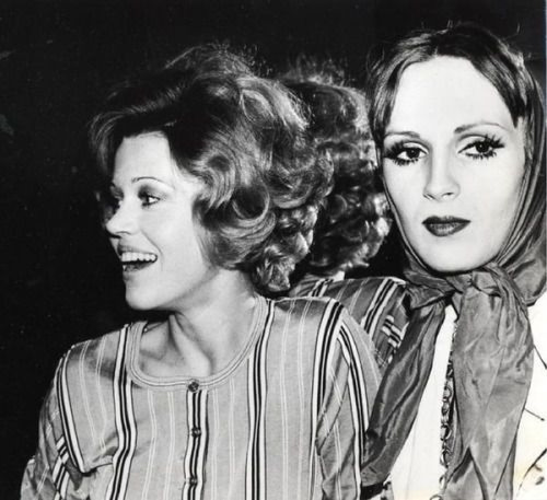 Download the full-sized image of Candy Darling and Jane Fonda
