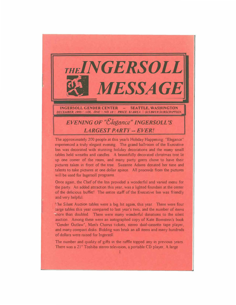 Download the full-sized PDF of The Ingersoll Message, Vol. 1 No. 10 (December, 1995)