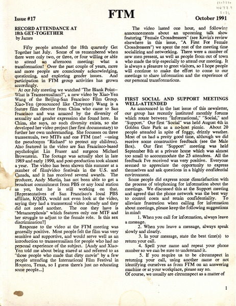 Download the full-sized image of FTM Newsletter #17