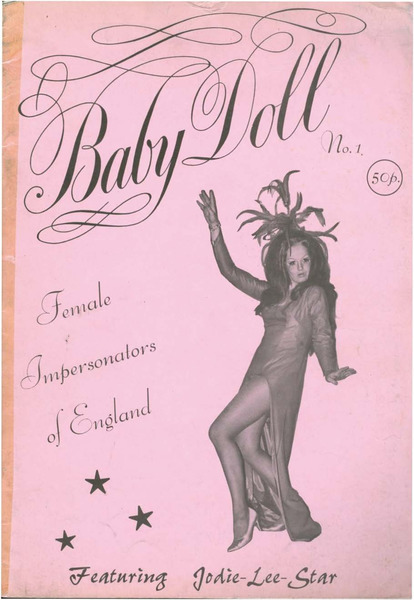 Download the full-sized image of Baby Doll No. 1 Female Impersonators of England Featuring Jodie-Lee-Star (December 1972)