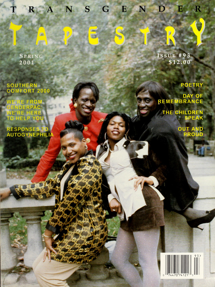 Download the full-sized image of Transgender Tapestry Issue 93 (Spring, 2001)