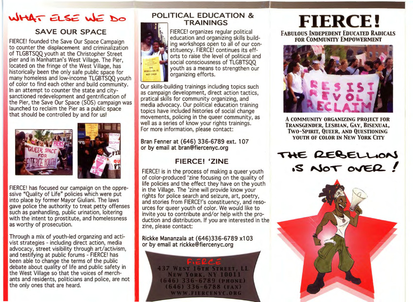 Download the full-sized PDF of FIERCE! Informational Pamphlet