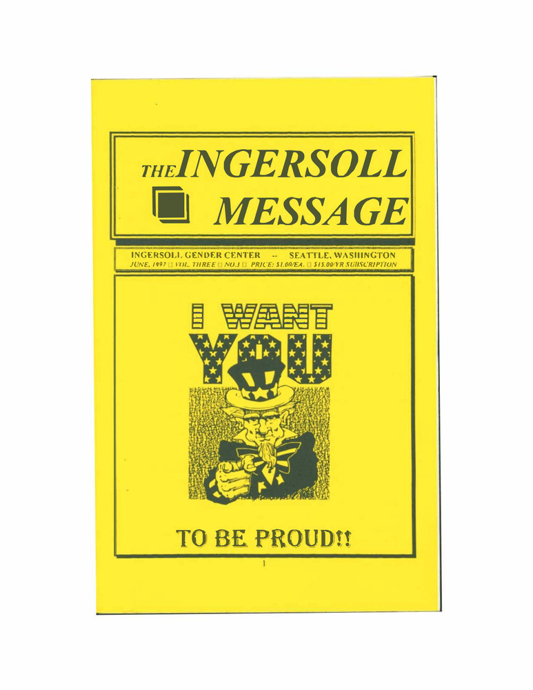 Download the full-sized PDF of The Ingersoll Message, Vol. 3 No. 3 (June, 1997)