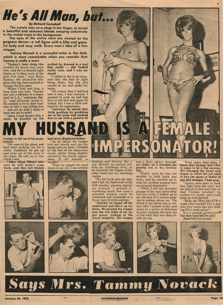 Download the full-sized PDF of He's All Man, but... MY HUSBAND IS A FEMALE IMPERSONATOR!