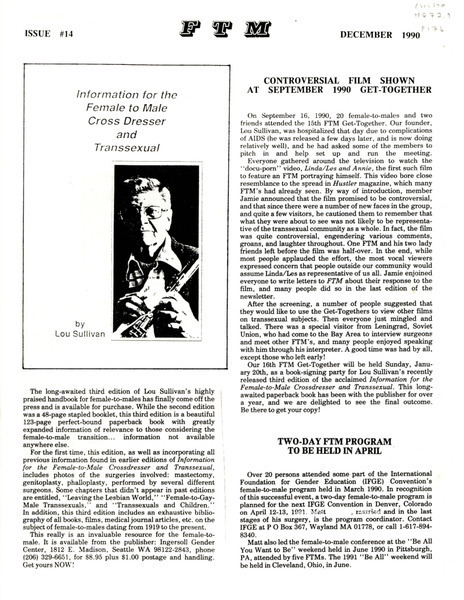 Download the full-sized image of FTM Newsletter #14