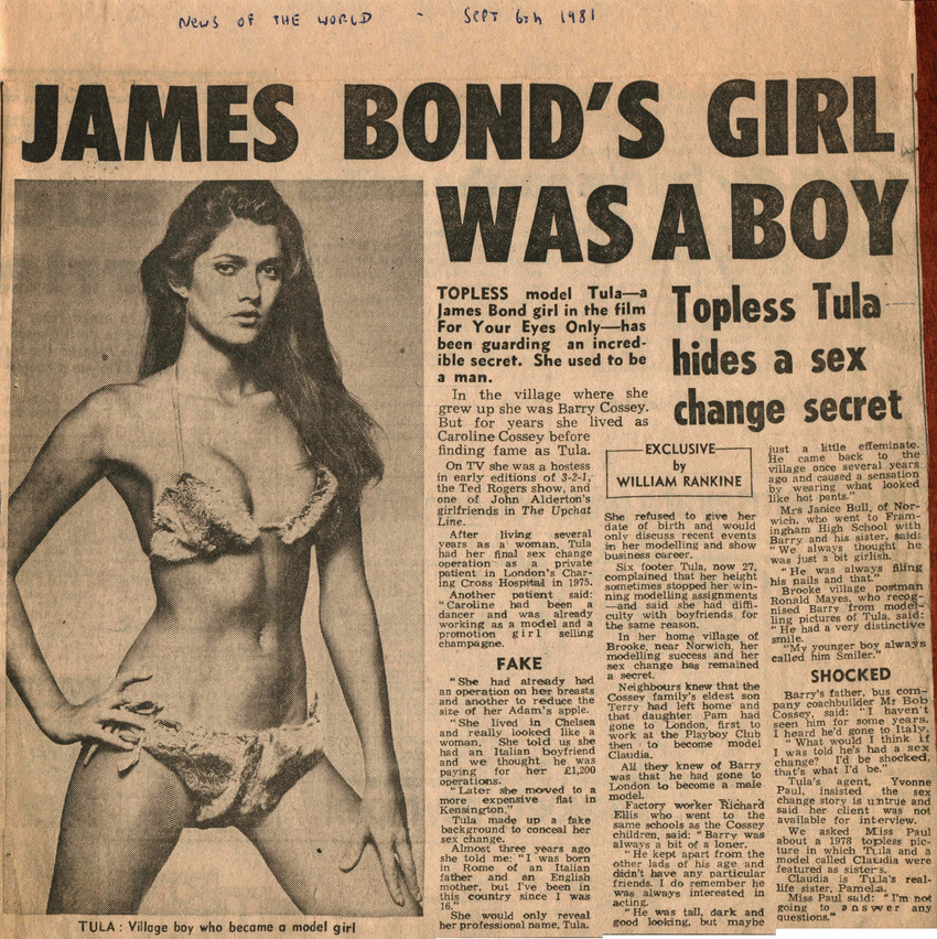 Download the full-sized PDF of James Bond's Girl was a Boy