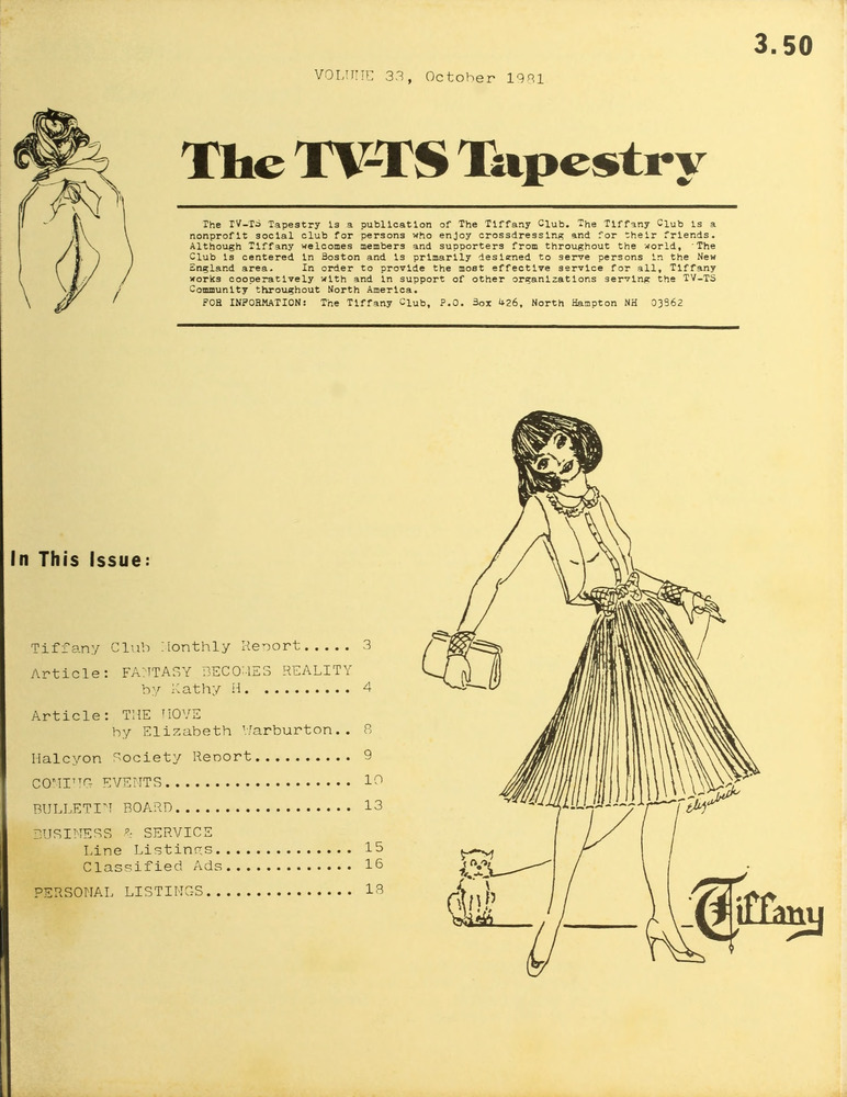 Download the full-sized image of The TV-TS Tapestry Volume 33 (October, 1981)