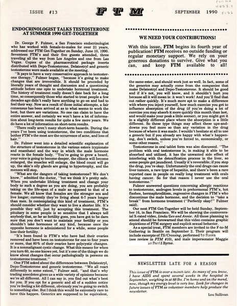 Download the full-sized image of FTM Newsletter #13