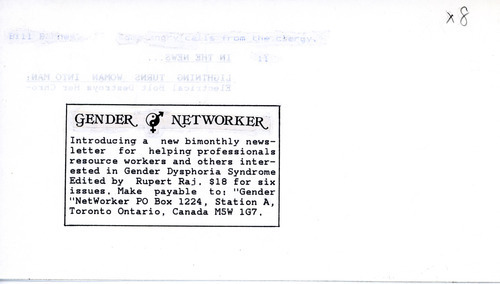 Download the full-sized image of Gender Networker Advertisement