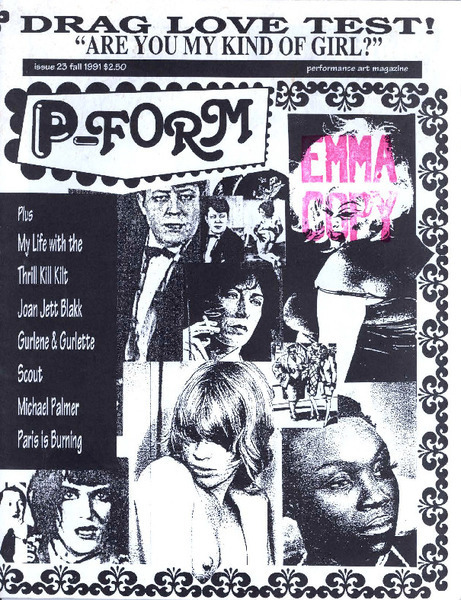 Download the full-sized image of P-Form Issue 23 (Fall 1991)