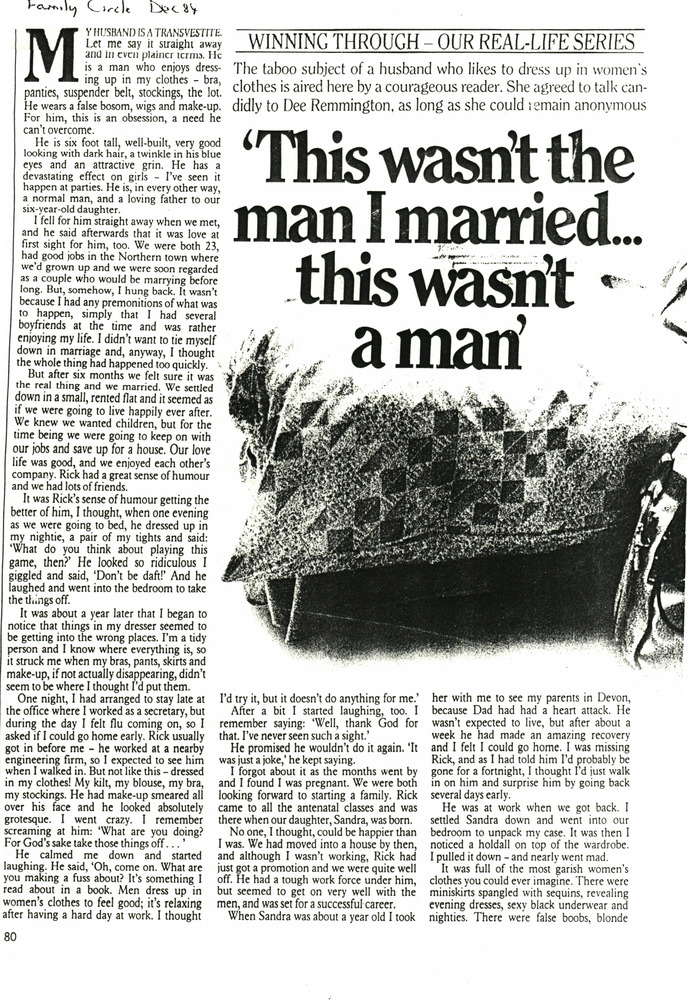 Download the full-sized PDF of This Wasn't the Man I Married... This Wasn't a Man