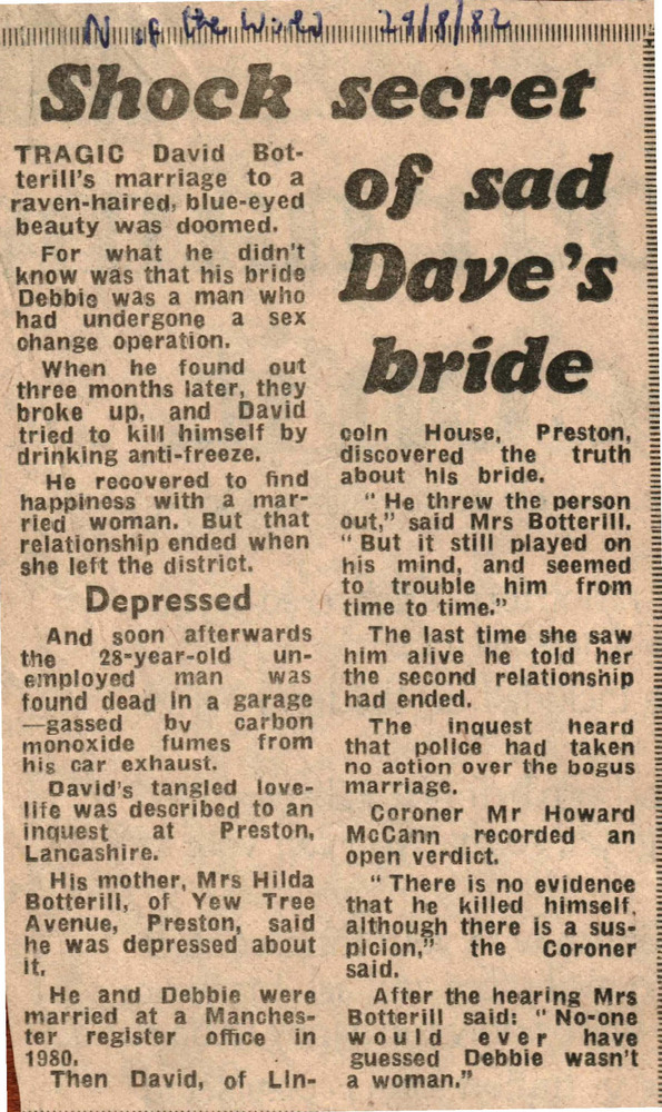 Download the full-sized PDF of Shock secret of sad Dave's bride