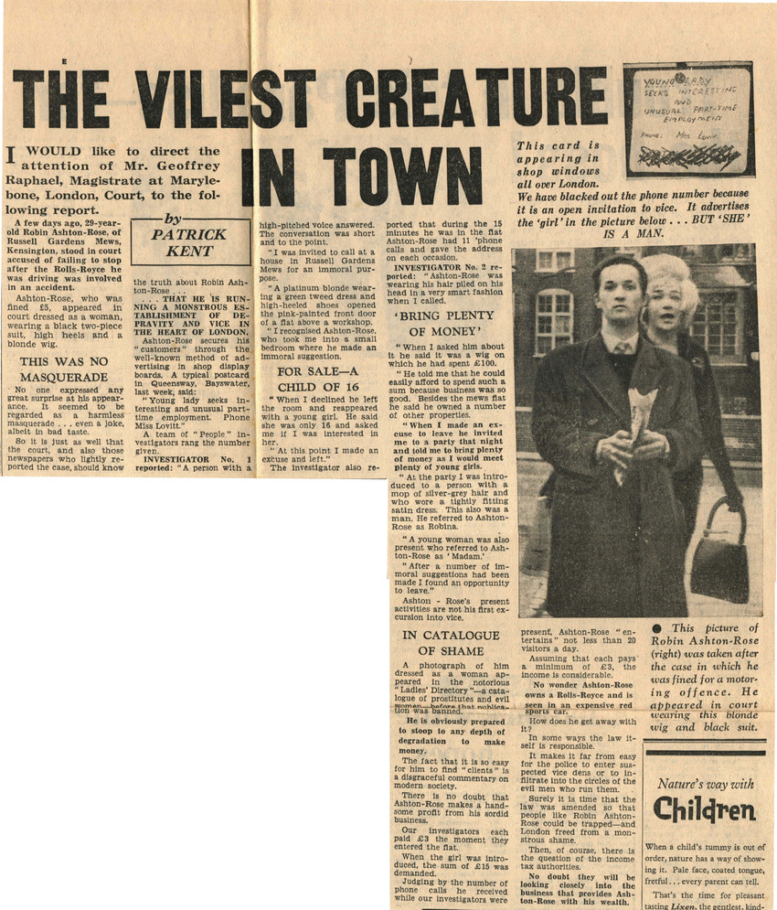 Download the full-sized PDF of The Vilest Creature in Town