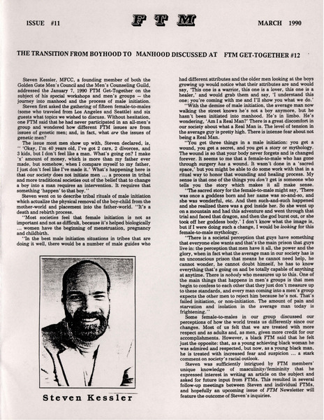 Download the full-sized image of FTM Newsletter #11