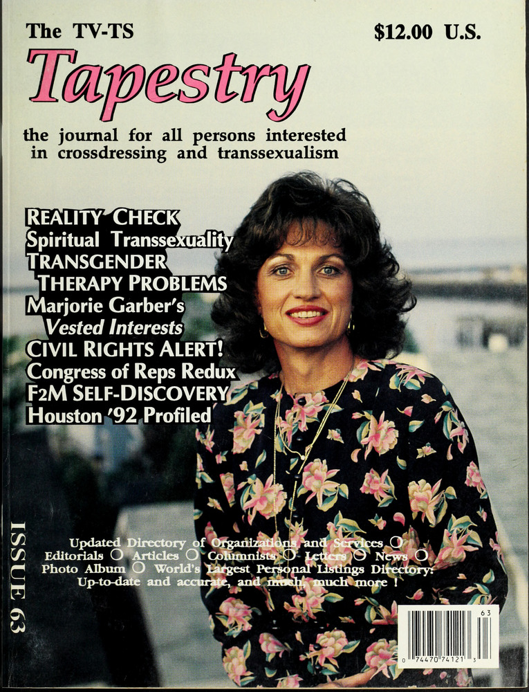 Download the full-sized image of The TV-TS Tapestry Issue 63 (1992)