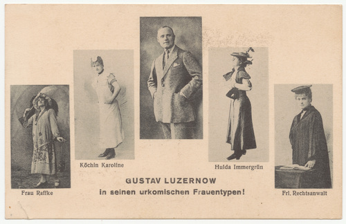 Download the full-sized image of Gustav Luzernow - in seinen urkomischen Frauentypen