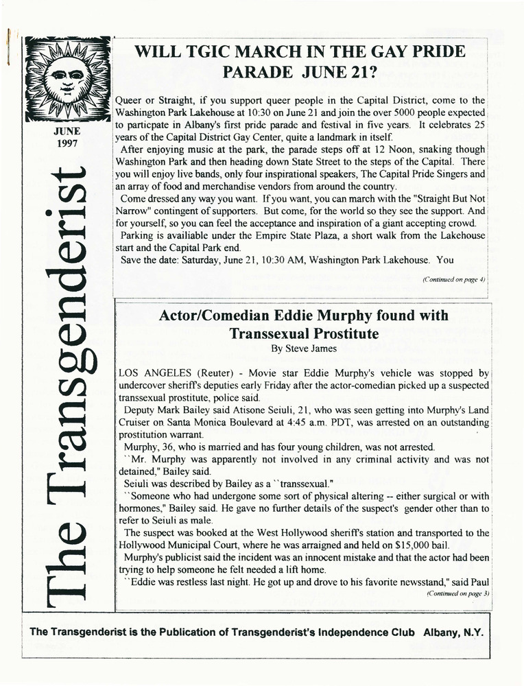 Download the full-sized PDF of The Transgenderist (June, 1997)