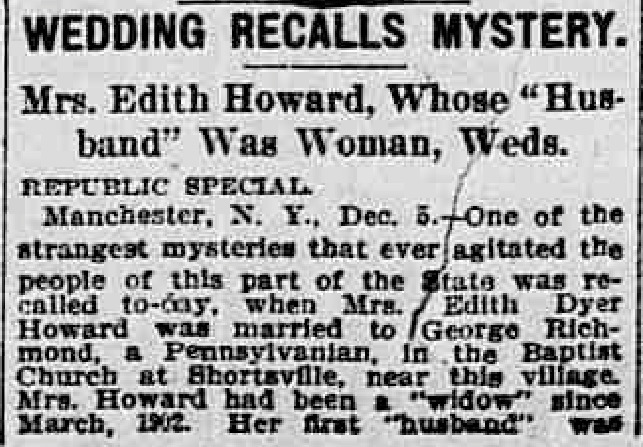 Download the full-sized PDF of Wedding Recalls Mystery